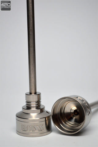 BOSS Titanium - 14/18mm Carb Cap w/ Dabber