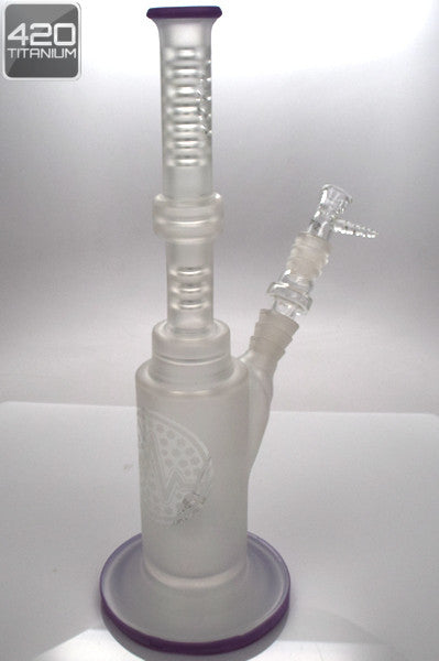 Pulse Glass - Mini Straight Shooter - Sandblasted