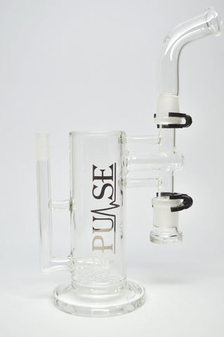 Pulse Glass - Gridded Tongue Ashcatcher / Bubbler