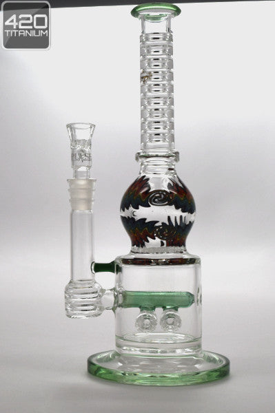 Pulse Glass - Double Barrel Stemline to Disc w/ Wig Wag V.2