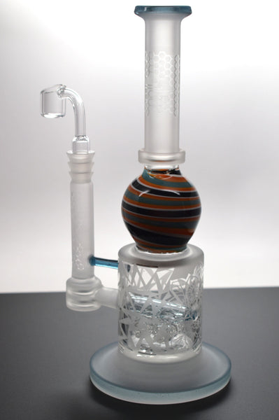 Pulse Glass - Double Barrel Stemline to Disc w/ Wig Wag V.2