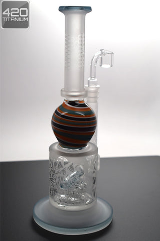 Pulse Glass - Double Barrel Stemline to Disc w/ Wig Wag V.2