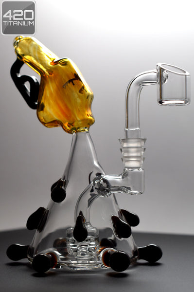 Mini Oil Spill Rig Pulse Glass
