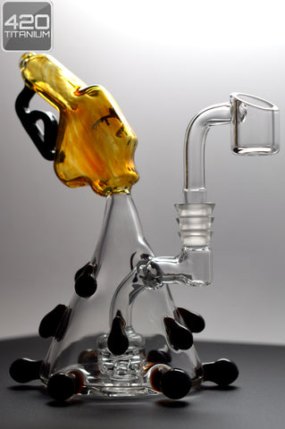 Mini Oil Spill Rig Pulse Glass