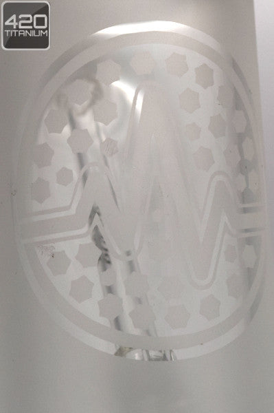 Pulse Glass - Mini Straight Shooter - Sandblasted