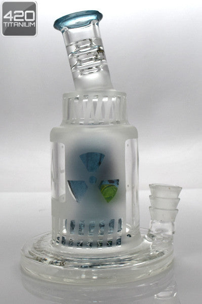 Sandblasted Pulse Glass Shrub