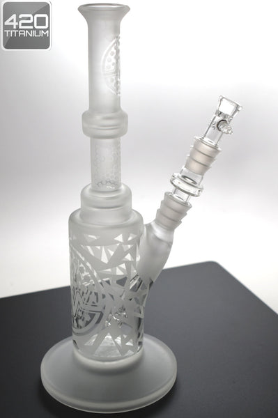 Pulse Glass - Mini Straight Shooter - Sandblasted