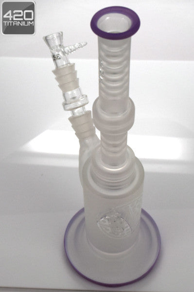 Pulse Glass - Mini Straight Shooter - Sandblasted