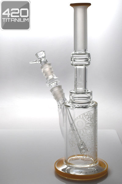 Pulse Glass - Mini Straight Shooter - Sandblasted
