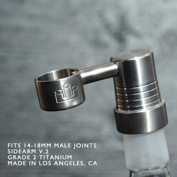 Silika - Side Arm Version 2 - 14mm/18mm Female Domeless Titanium Nail