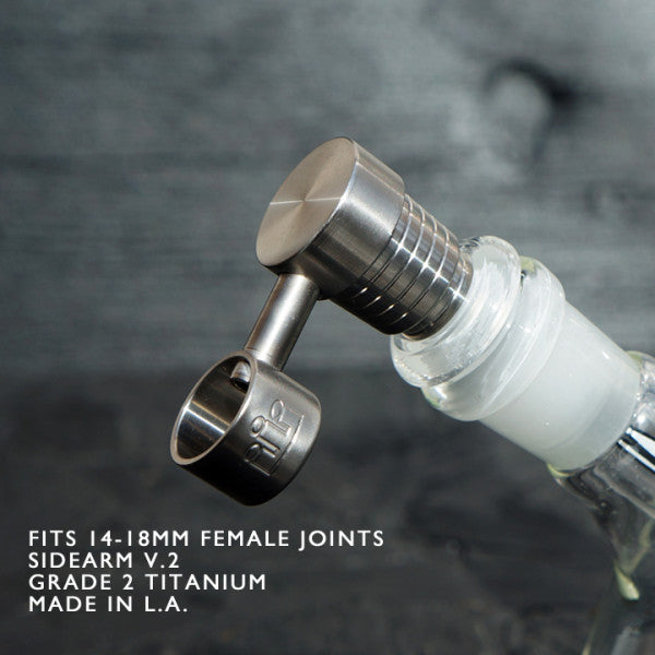 Silika - Side Arm Version 2 - 14mm/18mm Male Domeless Titanium Nail