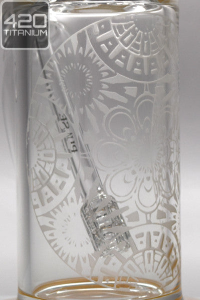 Pulse Glass - Mini Straight Shooter - Sandblasted