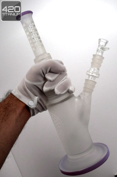 Pulse Glass - Mini Straight Shooter - Sandblasted